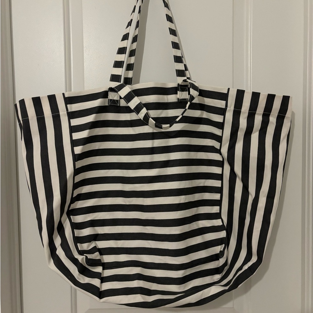 NWT H&M Striped Bag